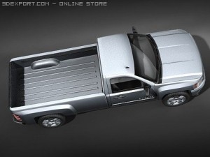 Chevrolet Silverado Regularcab 3D-Modell