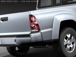 Toyota Tacoma Double Cab 2009 Truck 3D Model