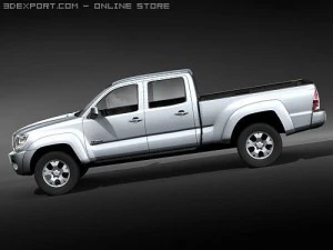 Toyota Tacoma Double Cab 2009 Truck 3D Model