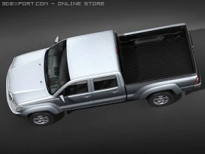 Toyota Tacoma Double Cab 2009 Truck 3D Model