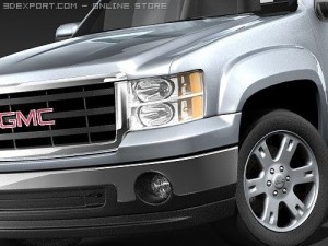GMC Sierra 1500 regular cab Truck Modelo 3D