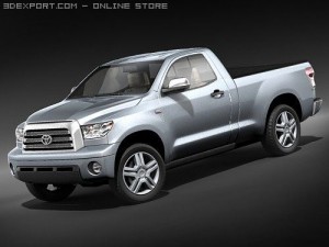 Toyota Tundra Regular Cab 2009 3D Model