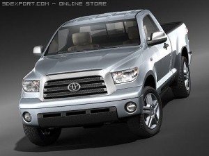 Toyota Tundra Regular Cab 2009 3D Model