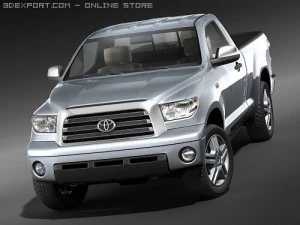 Toyota Tundra Regular Cab 2009 3D Model