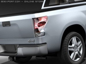 Toyota Tundra Regular Cab 2009 3D Model