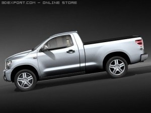 Toyota Tundra Regular Cab 2009 3D Model