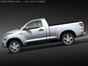 Toyota Tundra Regular Cab 2009 3D Model