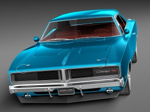 Dodge Charger Pro Touring 1968-1969 Modèle 3D