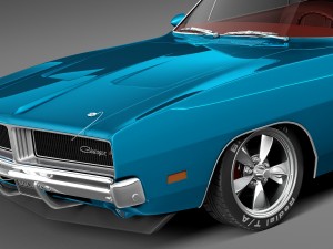 Dodge Charger Pro Touring 1968-1969 Modèle 3D