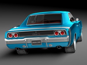 Dodge Charger Pro Touring 1968-1969 Modèle 3D