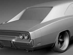 Dodge Charger Pro Touring 1968-1969 Modèle 3D