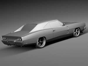 Dodge Charger Pro Touring 1968-1969 Modèle 3D