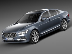 Volvo S90 2017 3D Model