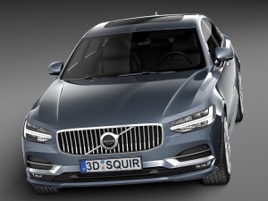 Volvo S90 2017 3D Model