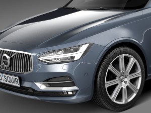 Volvo S90 2017 3D Model