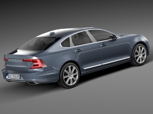 Volvo S90 2017 3D Model
