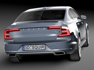 Volvo S90 2017 3D Model