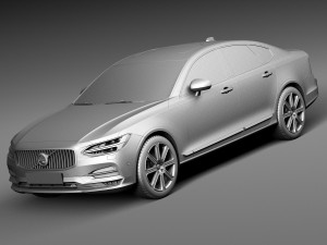 Volvo S90 2017 3D Model