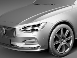 Volvo S90 2017 3D Model