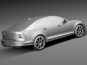 Volvo S90 2017 3D Model