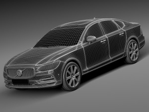 Volvo S90 2017 3D Model