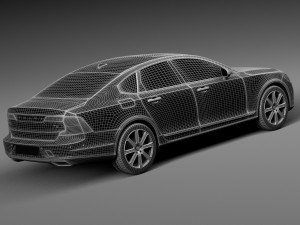 Volvo S90 2017 3D Model