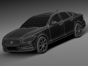 Volvo S90 2017 3D Model