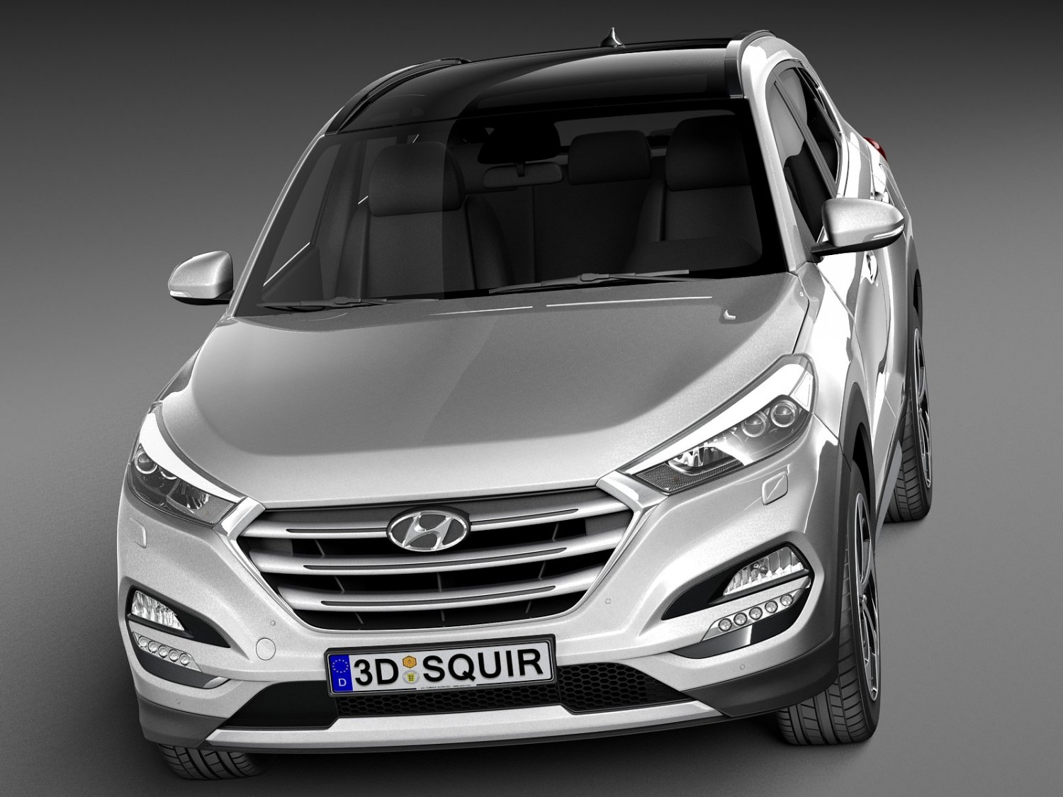 Hyundai Tucson EU-Version 2016 3D Model in SUV 3DExport