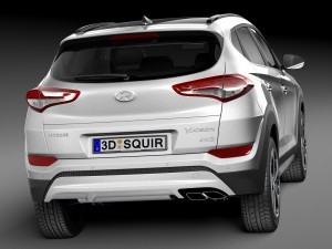 Hyundai Tucson EU-Version 2016 Modelo 3D