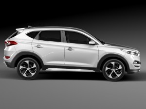 Hyundai Tucson EU-Version 2016 Modelo 3D