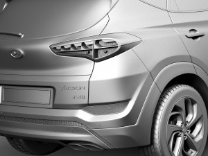 Hyundai Tucson EU-Version 2016 Modelo 3D