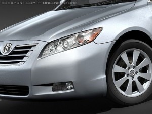 Toyota Camry Hybrid Sedan 2009 3D Model