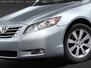 Toyota Camry Hybrid Sedan 2009 3D Model
