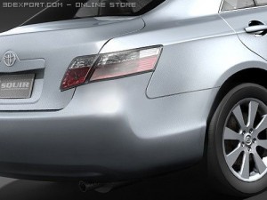 Toyota Camry Hybrid Sedan 2009 3D Model