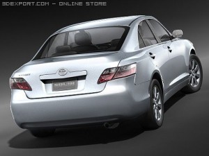 Toyota Camry Hybrid Sedan 2009 3D Model