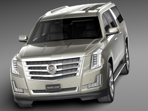 Cadillac Escalade ESV 2016 3D Model