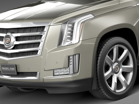 Cadillac Escalade ESV 2016 3D Model