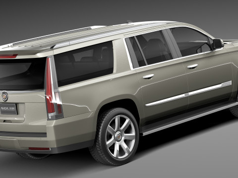 Cadillac Escalade ESV 2016 3D Model