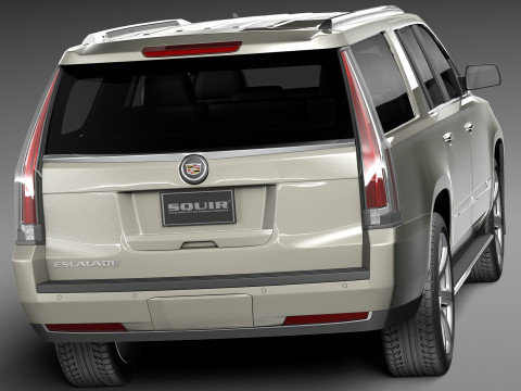 Cadillac Escalade ESV 2016 3D Model