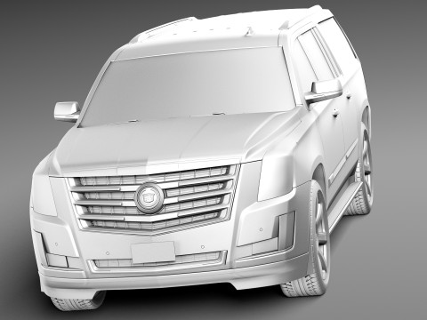 Cadillac Escalade ESV 2016 3D Model