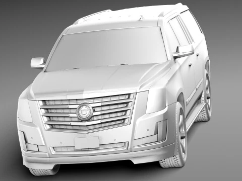 Cadillac Escalade ESV 2016 3D Model