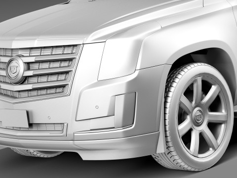 Cadillac Escalade ESV 2016 3D Model