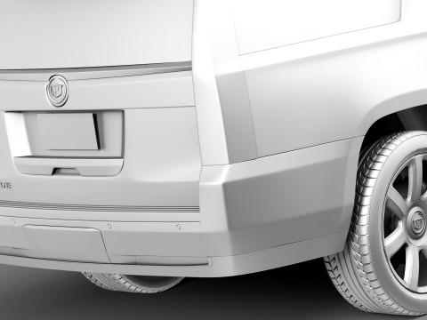 Cadillac Escalade ESV 2016 3D Model