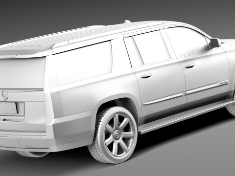 Cadillac Escalade ESV 2016 3D Model