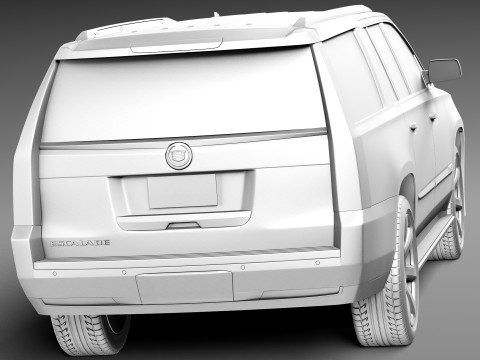 Cadillac Escalade ESV 2016 3D Model