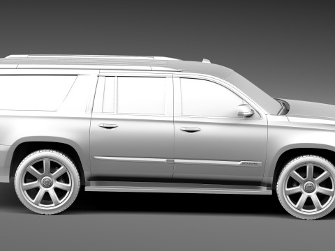 Cadillac Escalade ESV 2016 3D Model