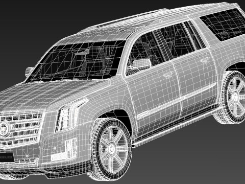 Cadillac Escalade ESV 2016 3D Model