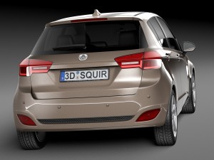 Generic Hatchback 5-door 2016 Modelo 3D