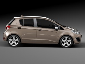 Generic Hatchback 5-door 2016 Modelo 3D