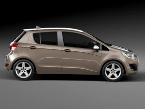 Generic Hatchback 5-door 2016 3D Model